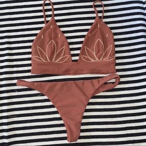 Benoa Swimwear Set In The Color “Ginger”